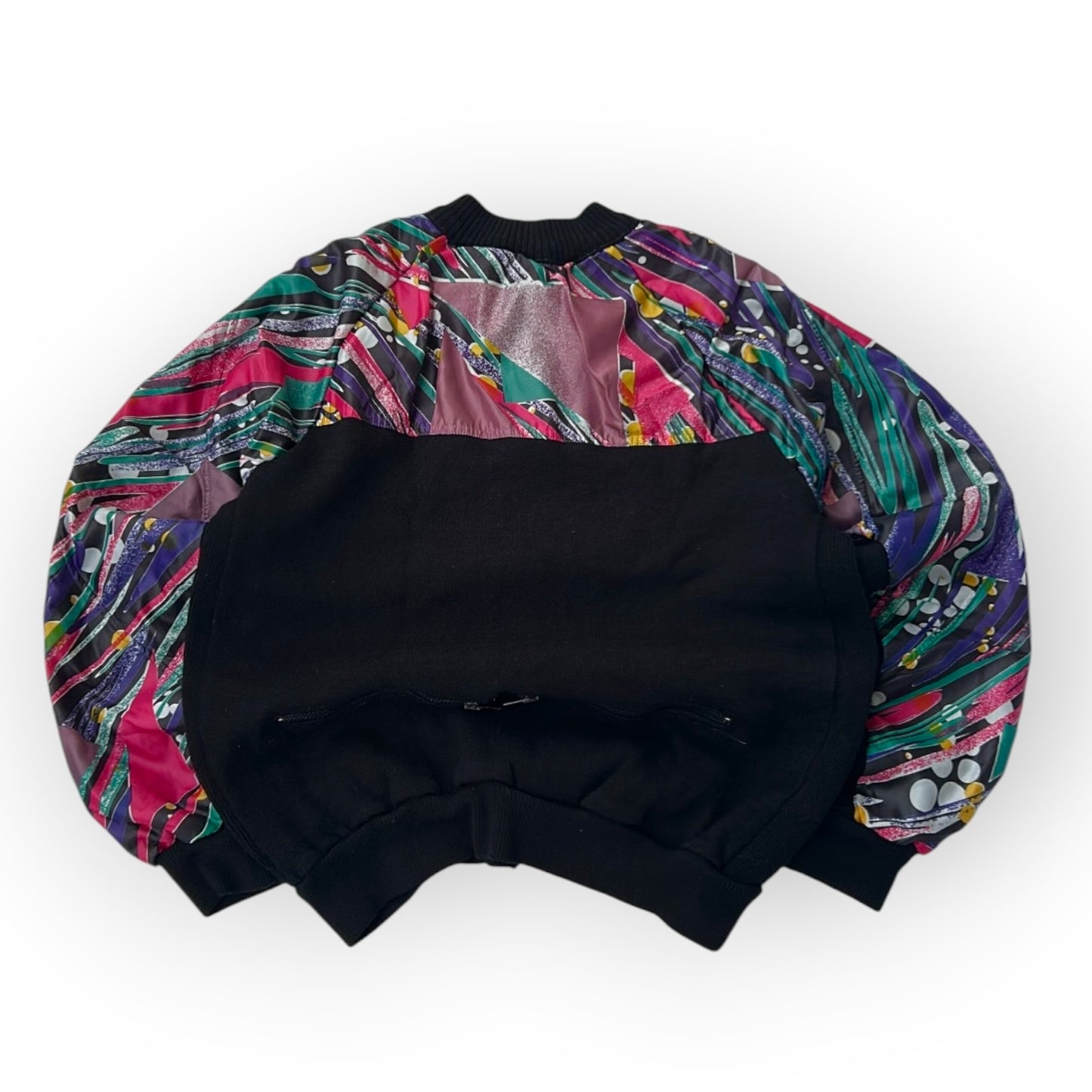 Vintage colourfull multitextured jacket