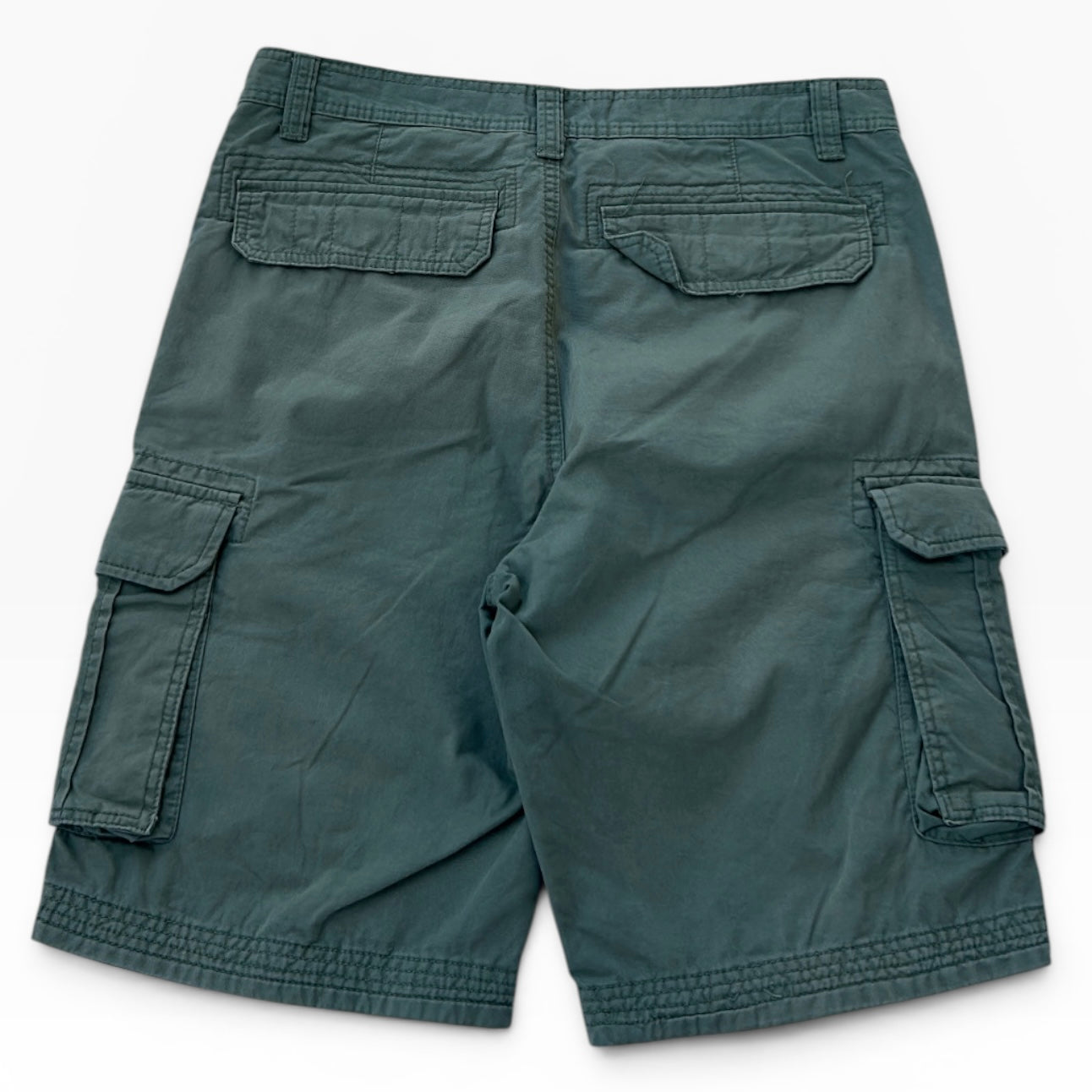 Westbay dark mint cargo bermuda shorts