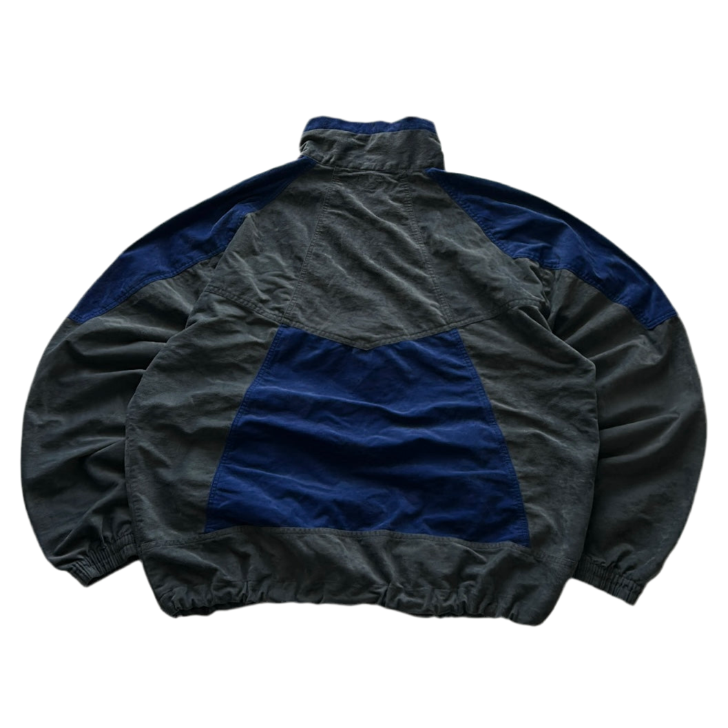 Vintage suede-textured nylon Jacket
