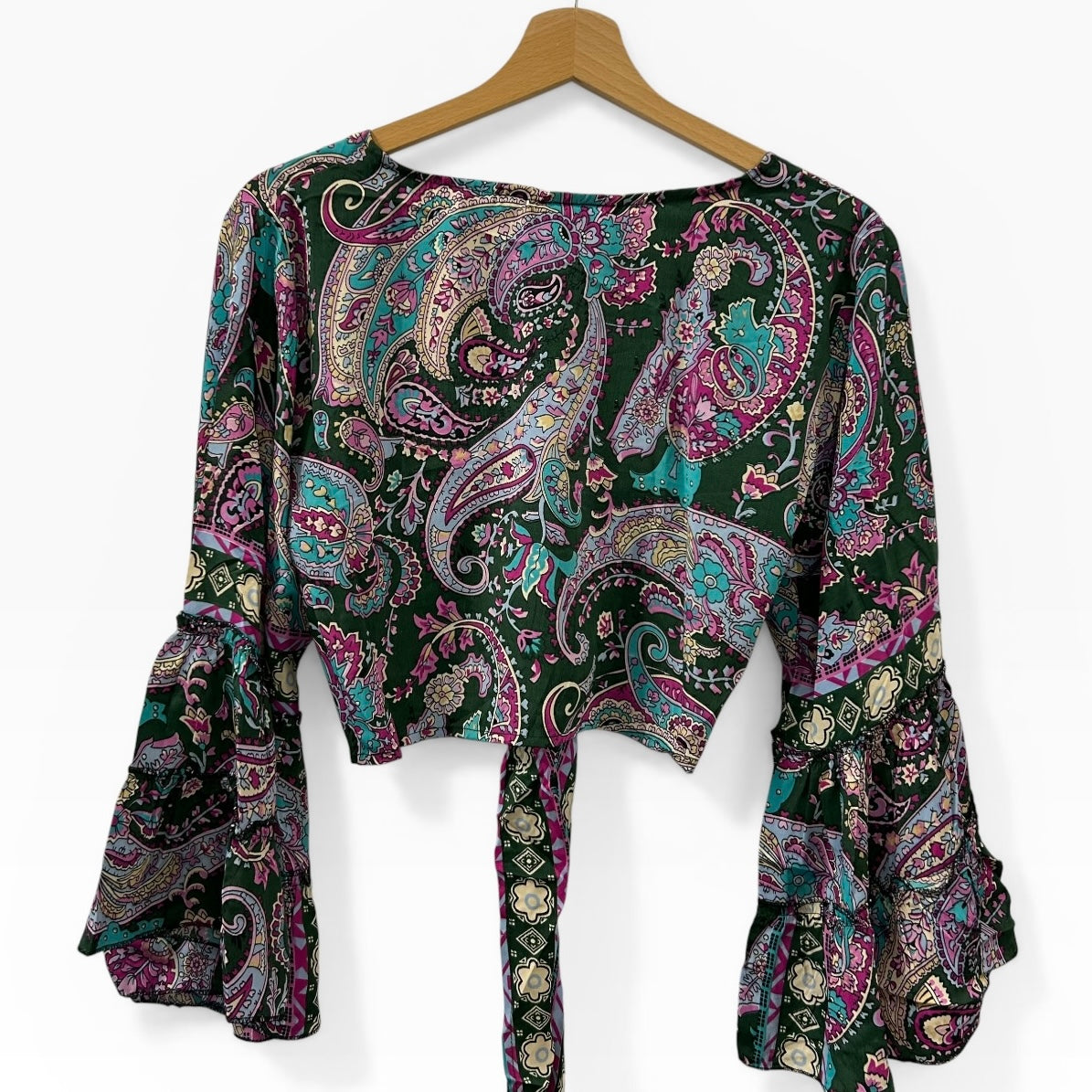 Dead stock retro coloublock tie top