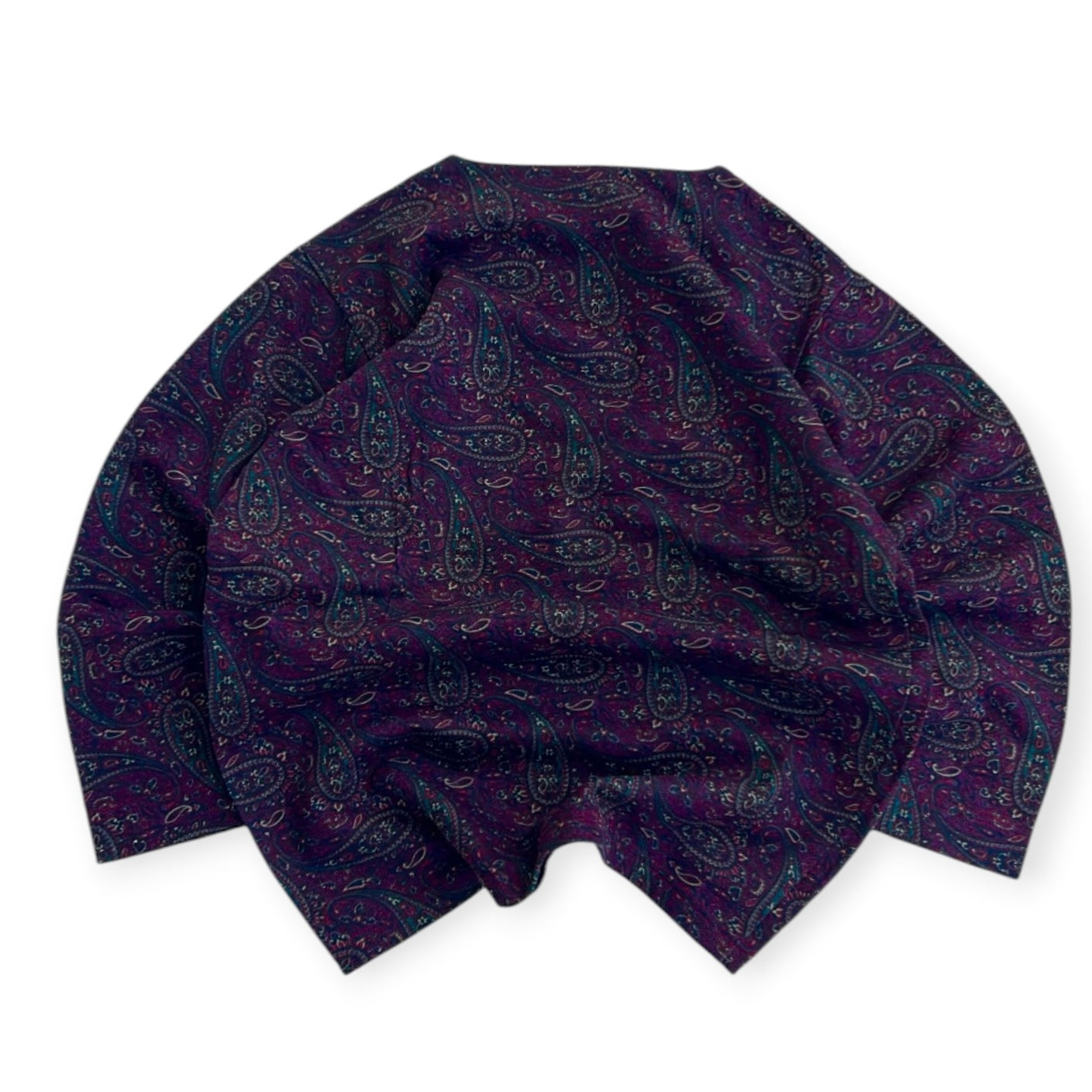 Burgundy Patterned vintage sweatshirt