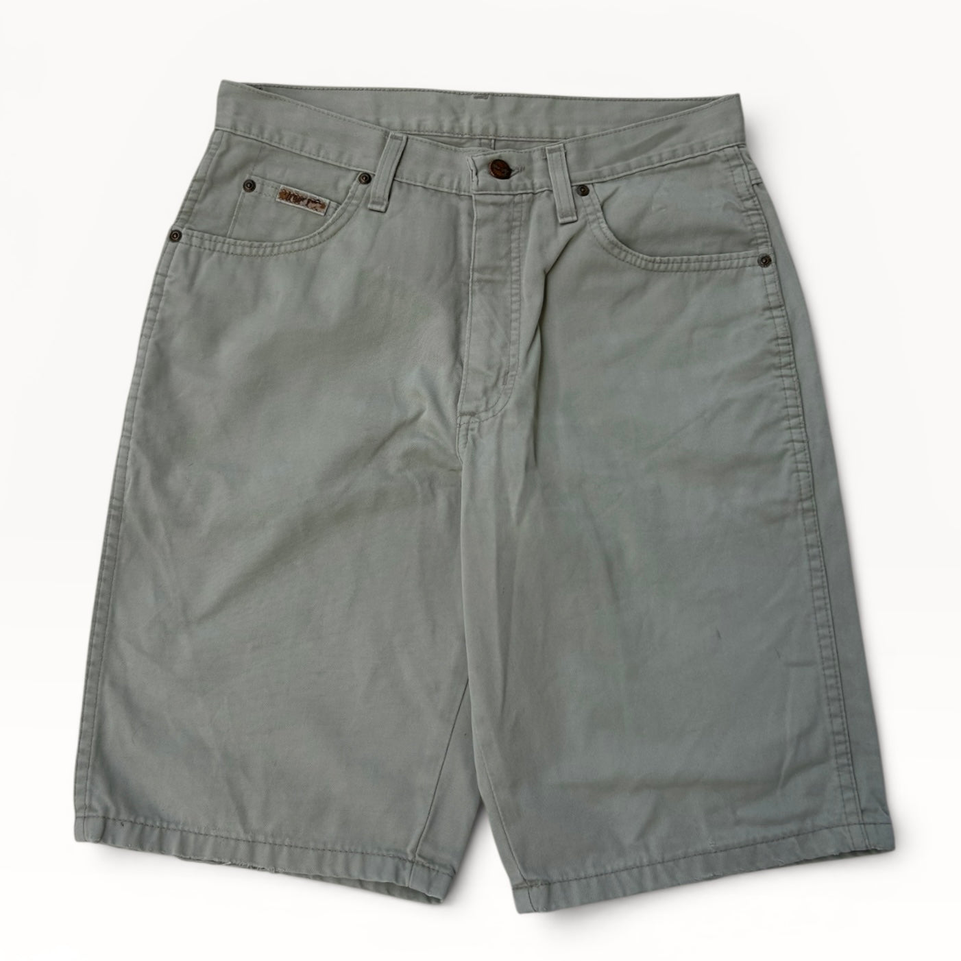 Wrangler beige denim bermuda shorts