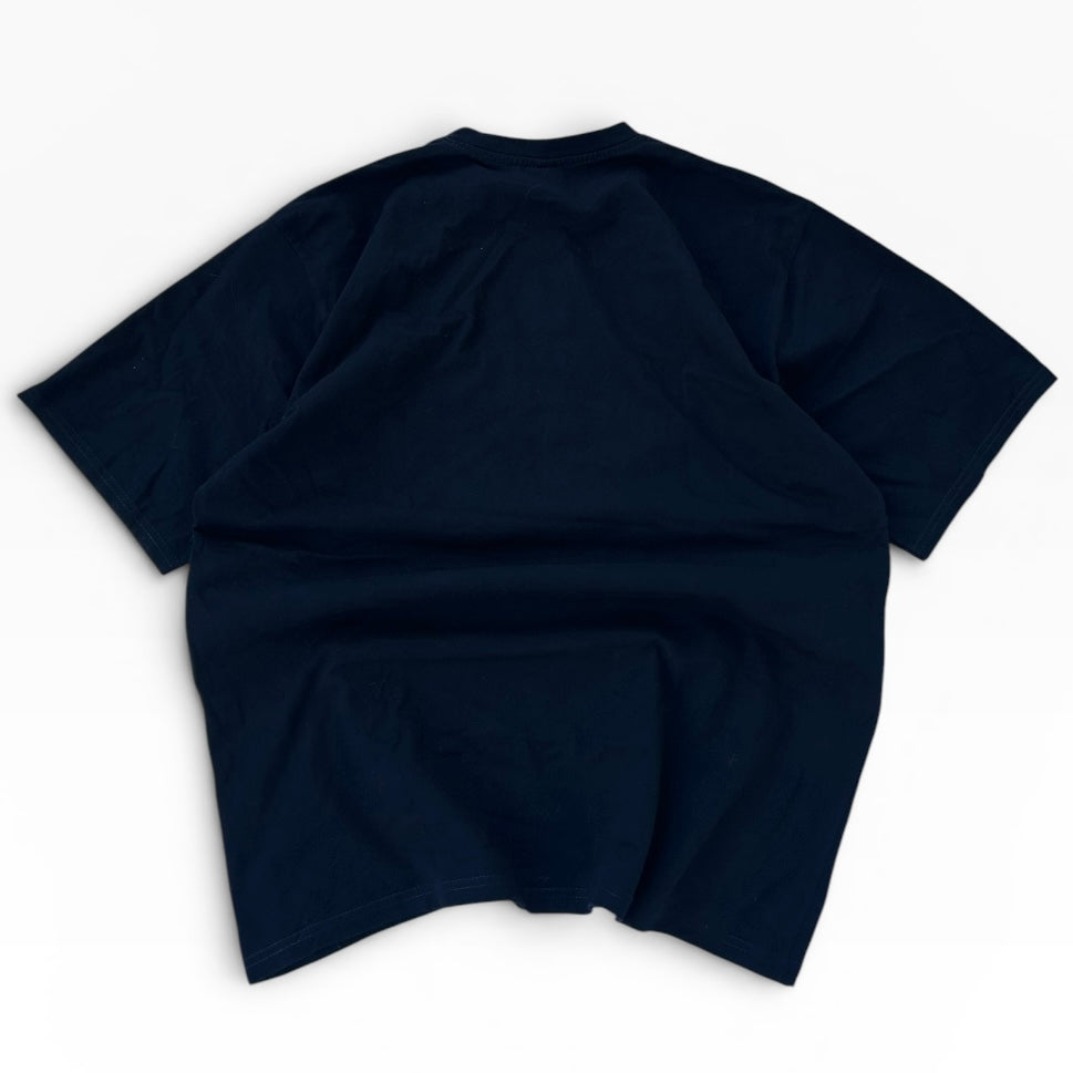 BERENICE embroidered fish navy tee (100% cotton)