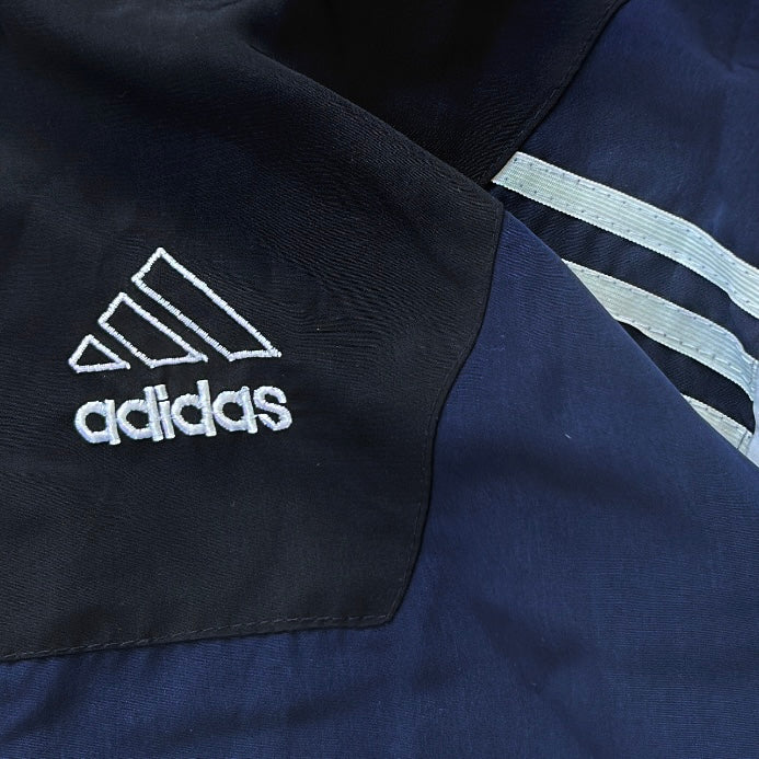 Adidas Navy shell full zip jacket
