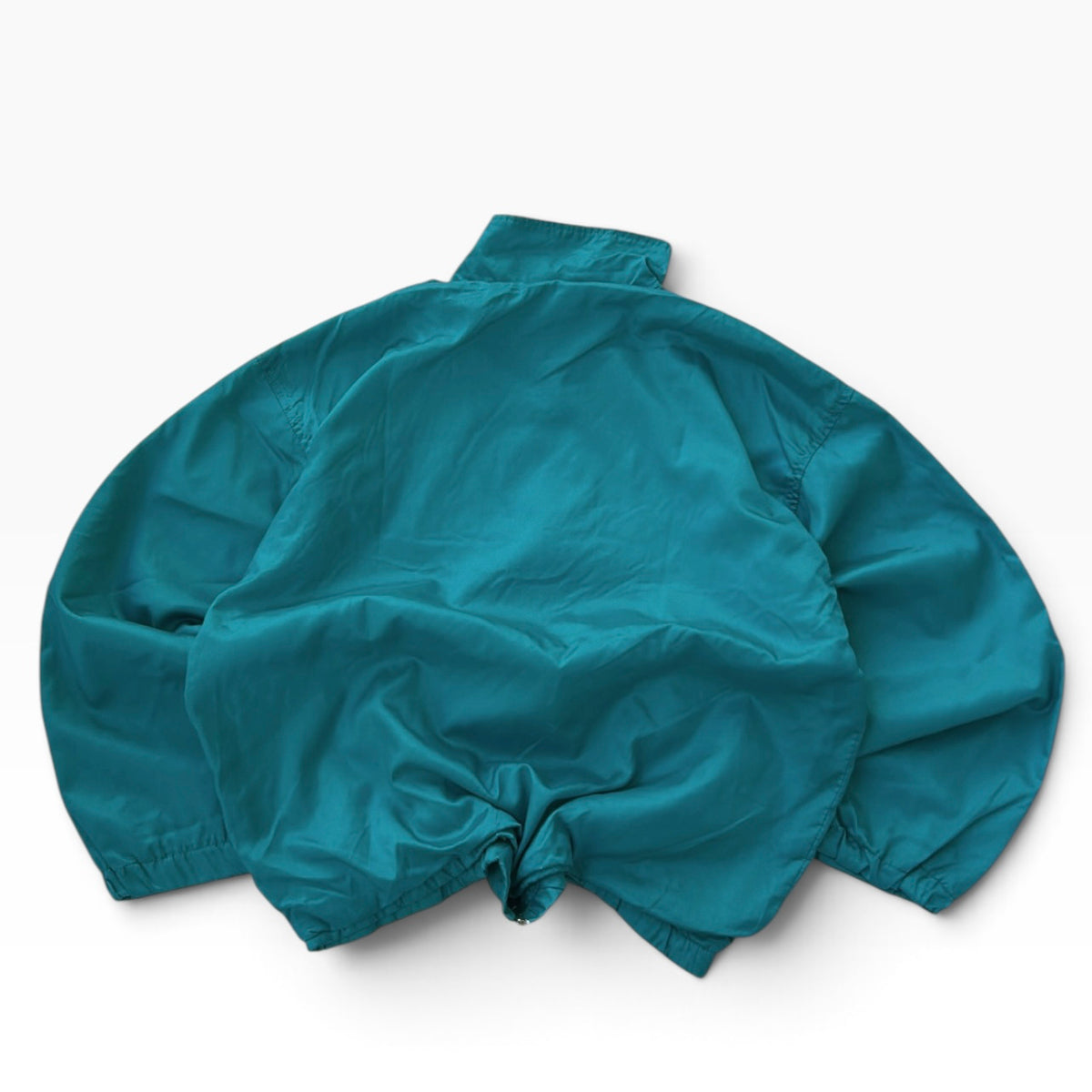 Aqctive vintage turquoise shell jacket