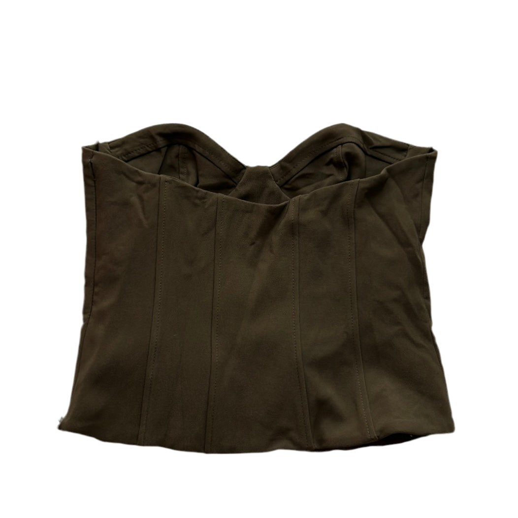 Strapless Side-Zip Corset Style Top