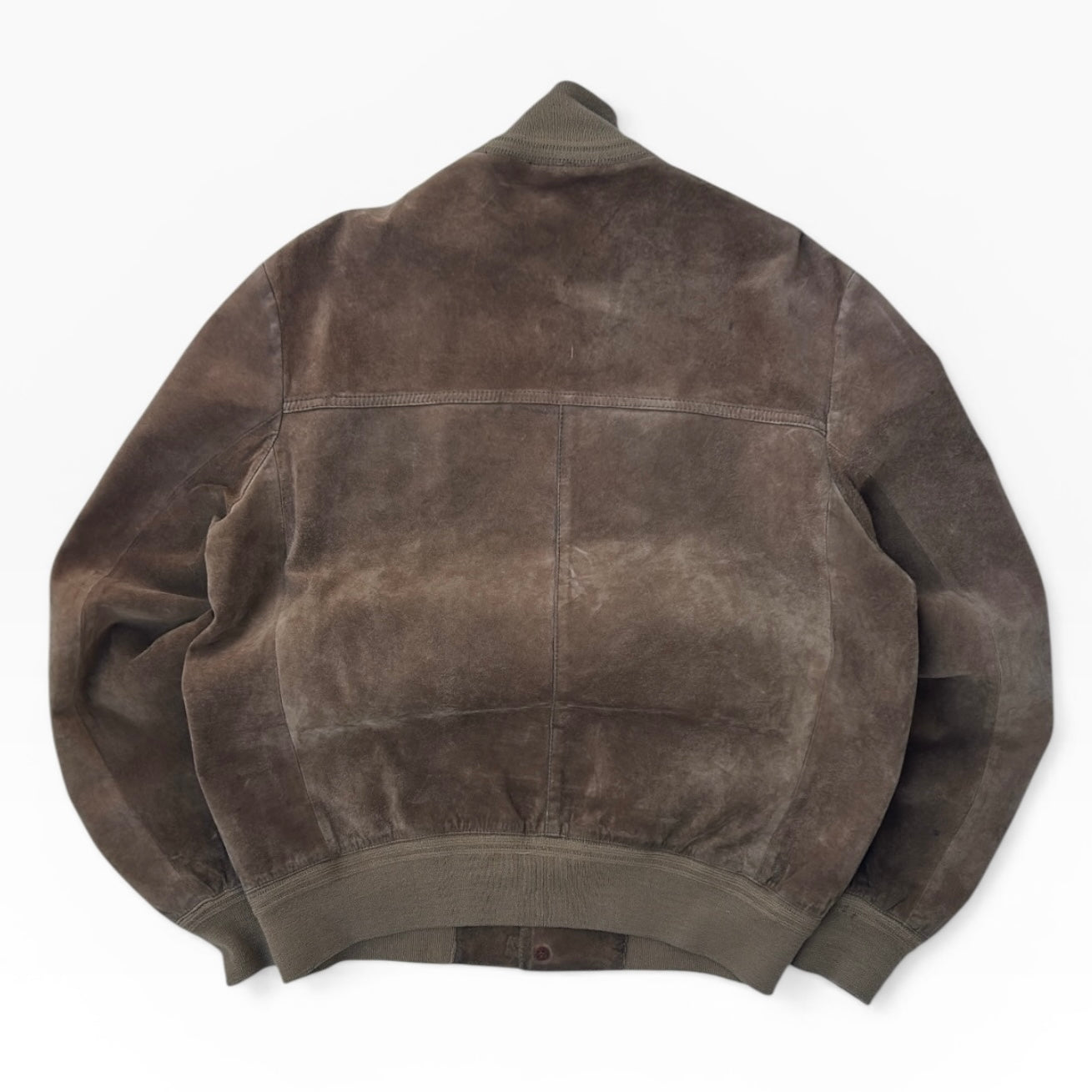 Dark brown suede bber jacket
