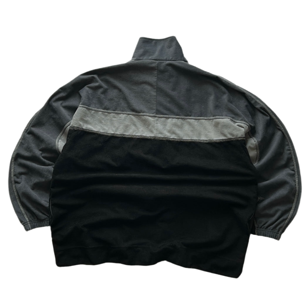 Vintage suede-textured nylon Jacket