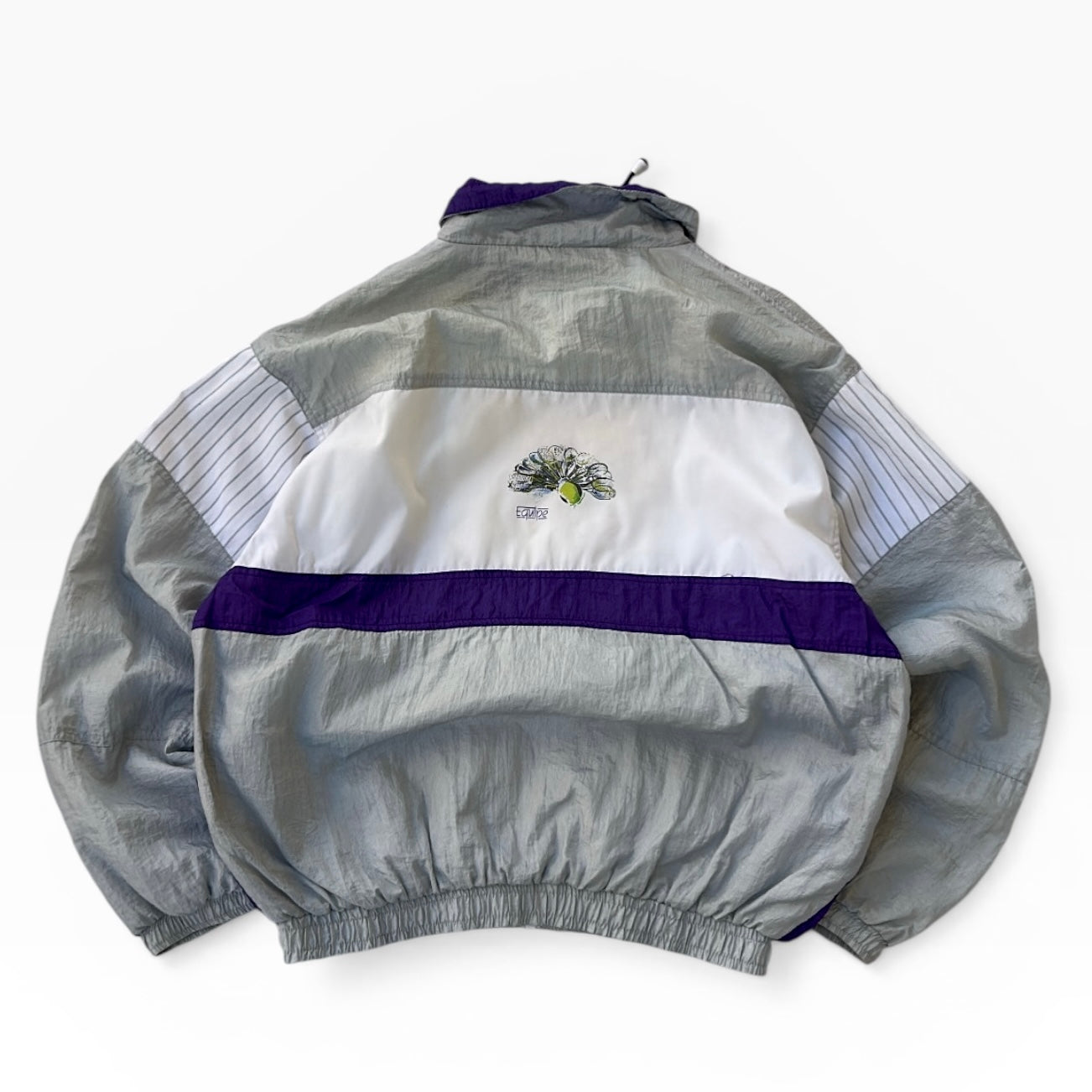 Vintage purple shell full zip jacket