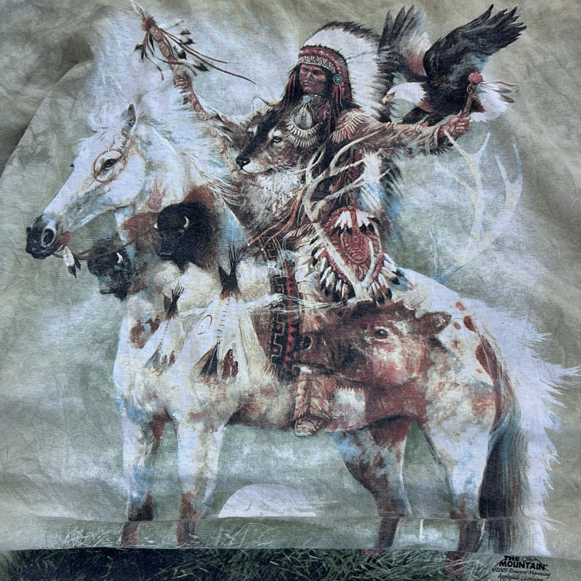 The mountain tribal graphic tee (100% cotton)