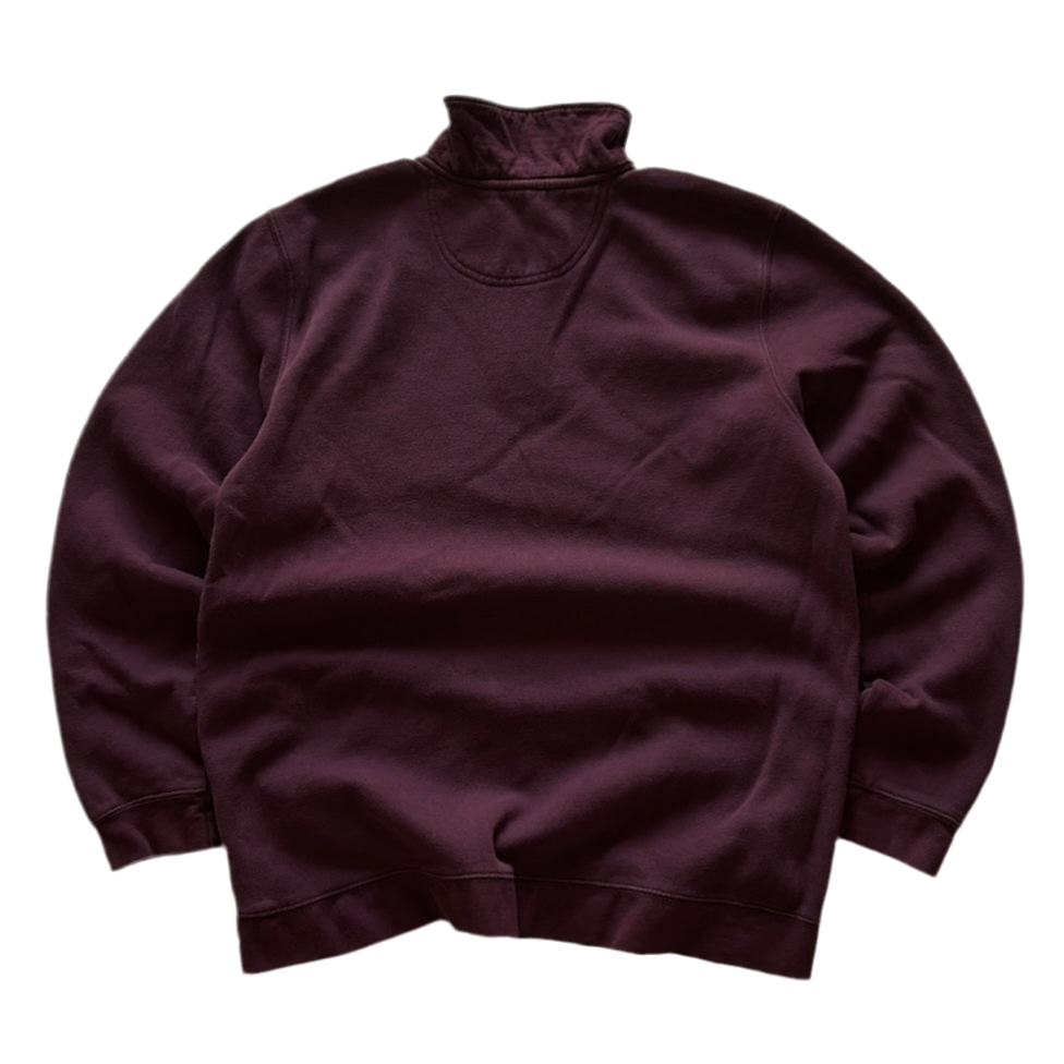 Purple-Brown Plain Sweatshirt