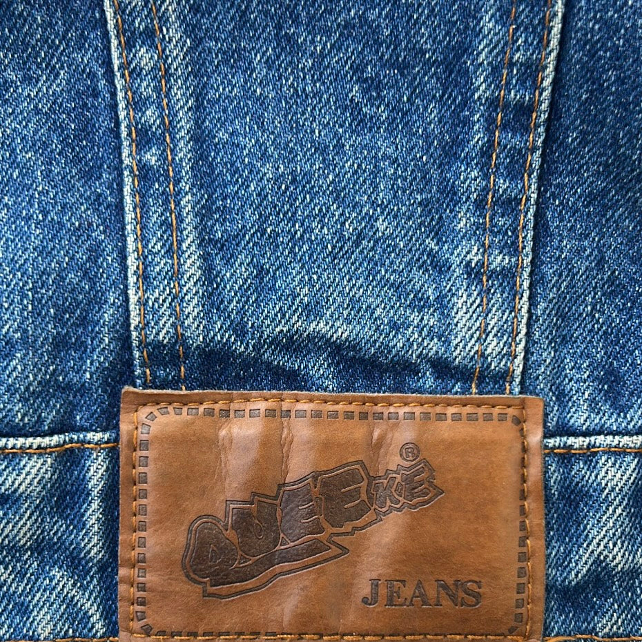 Vintage dark wash denim jacket