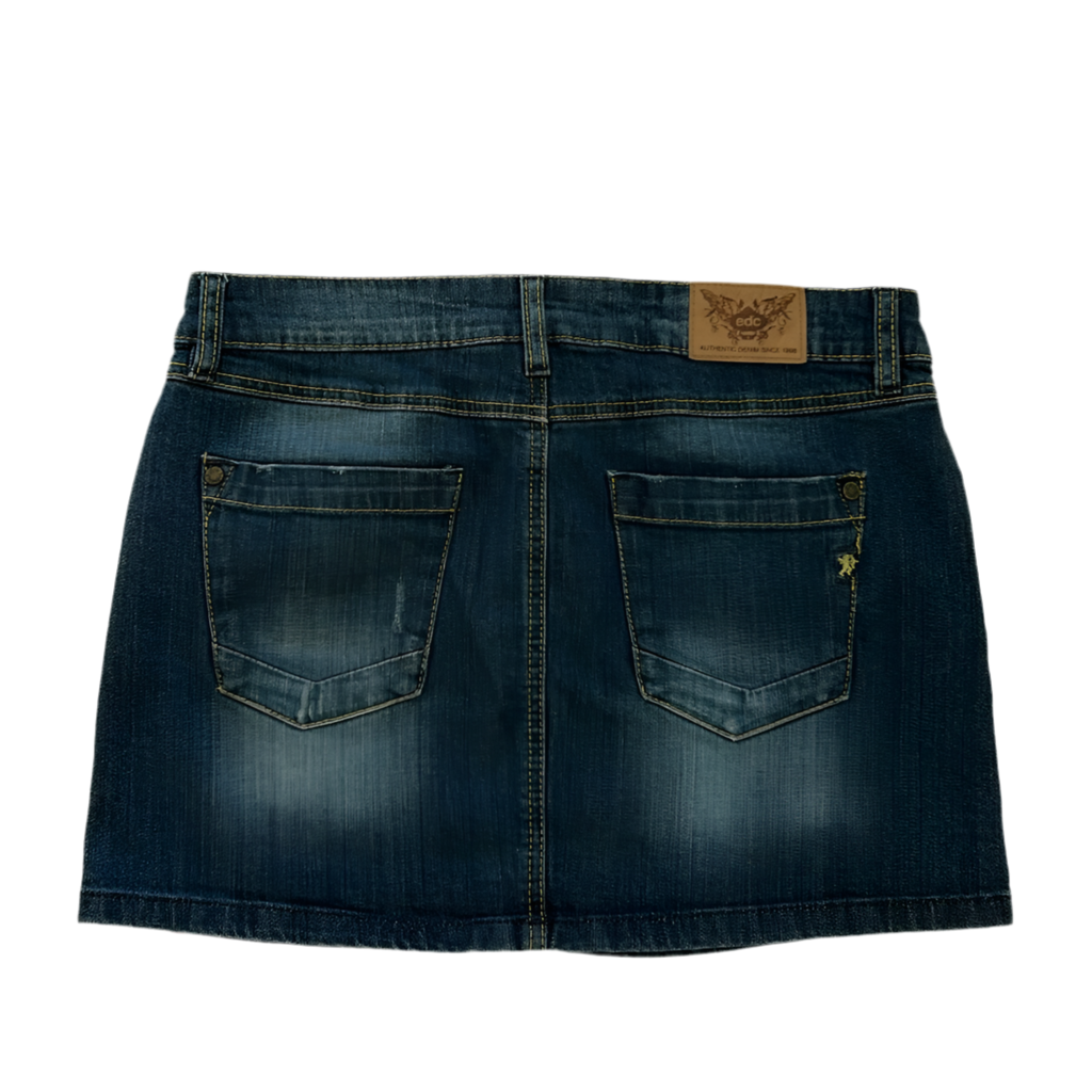 edc Dark wash Denim Mini skirt
