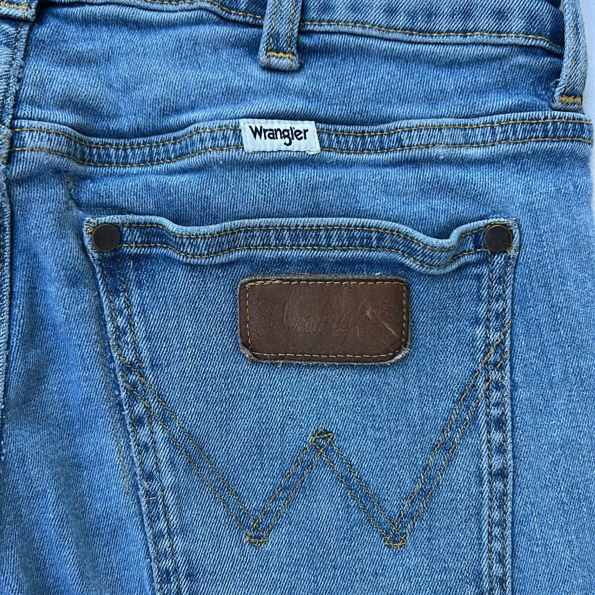 Wrangler Light wash denim shorts