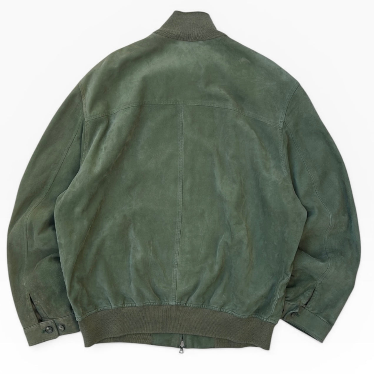 Made in Italy Minty vintage suede bomber jacket