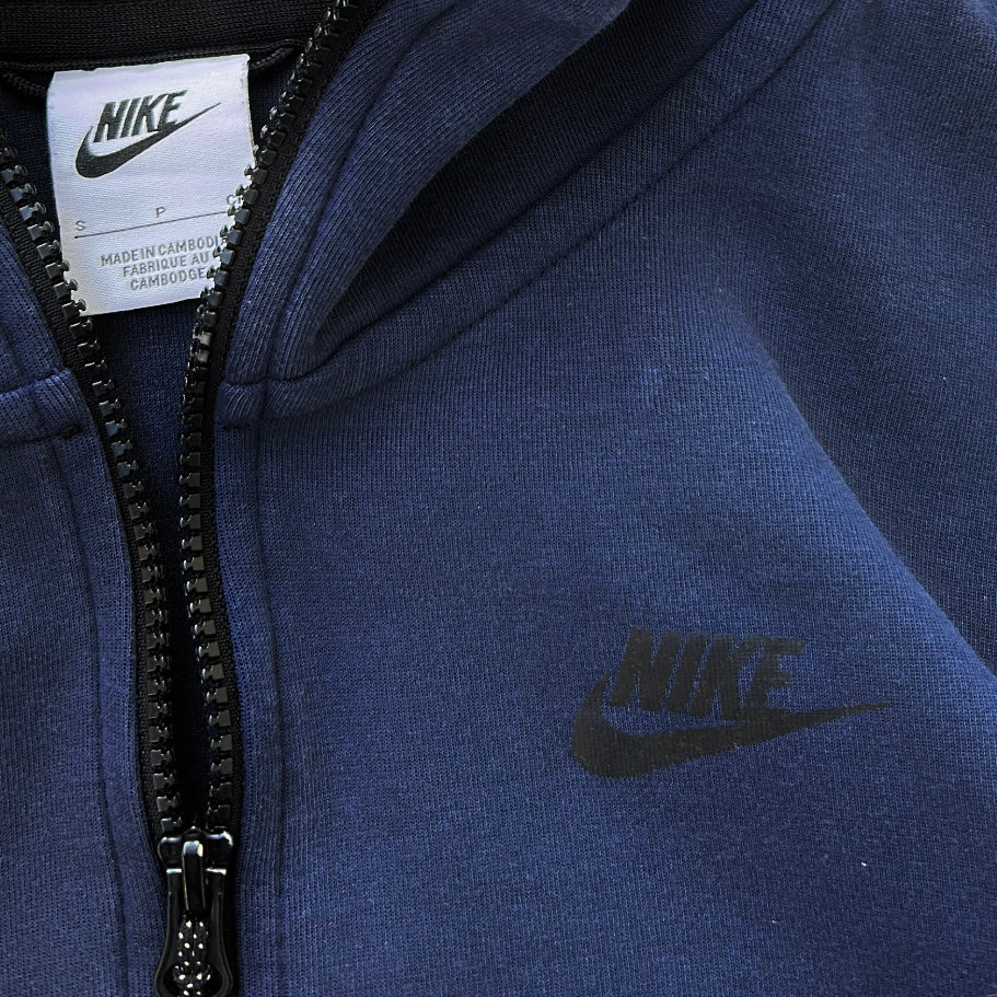 Nike tech fleece purple/navy full zip jacket