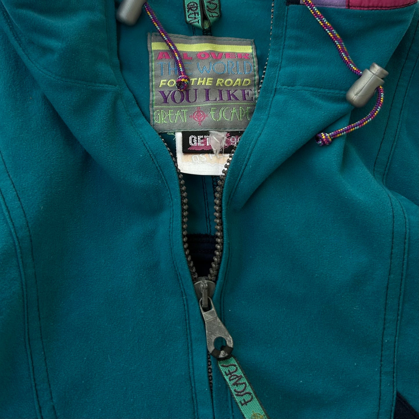 Great escapes 90s 1/4 zip overshirt