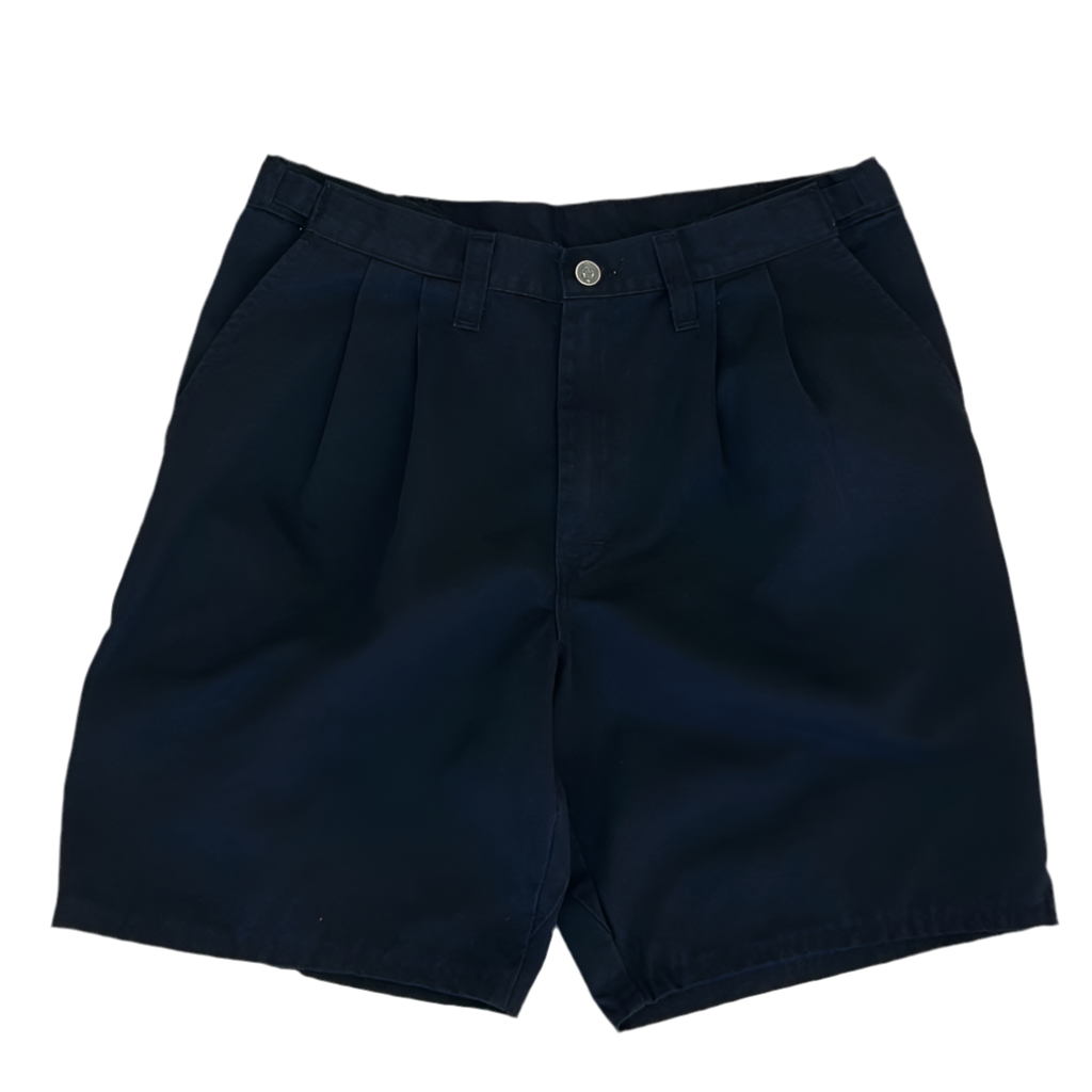 Pleated Dickies Cotton Bermuda Pants