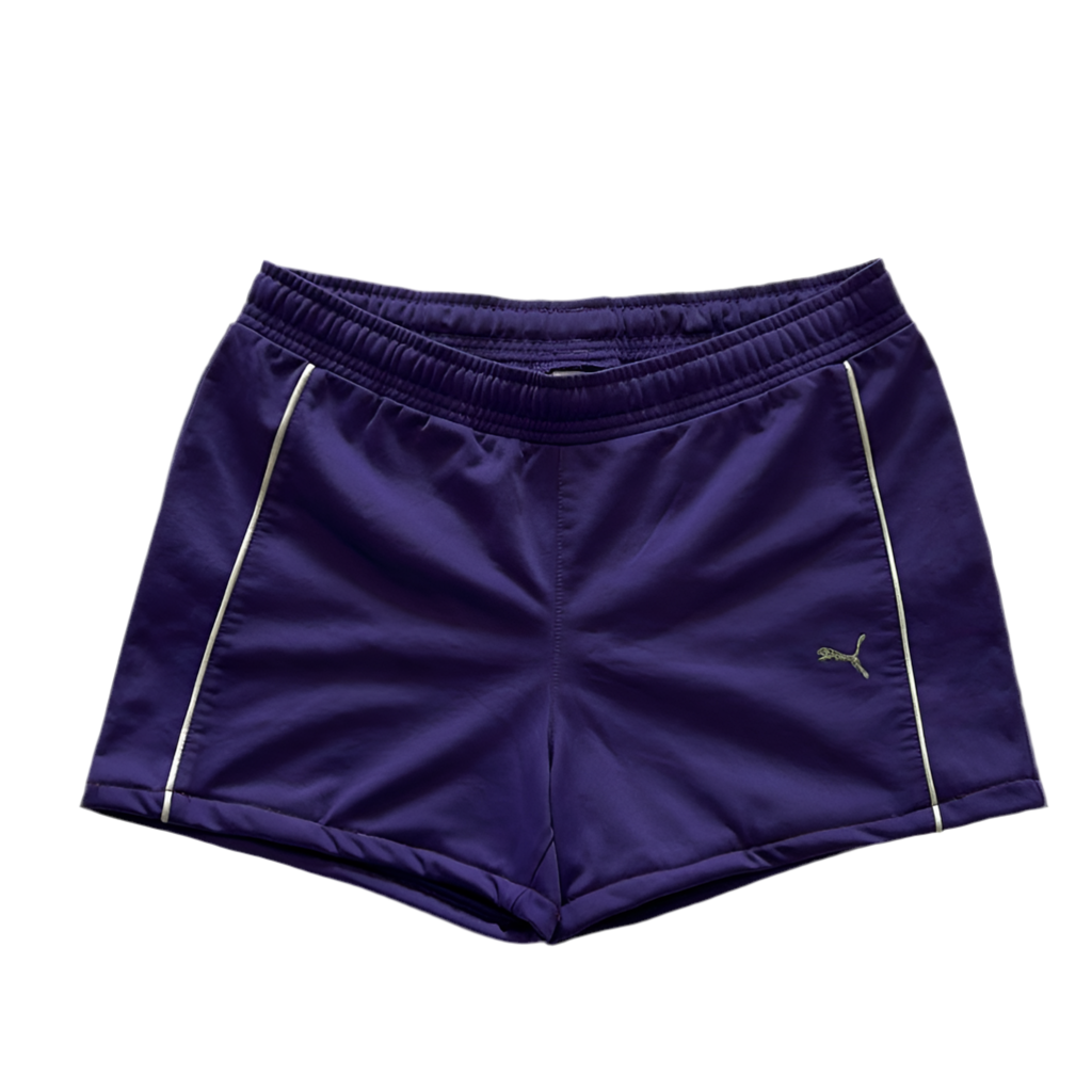 Puma Purple Track Booty Shorts (Adjustable)