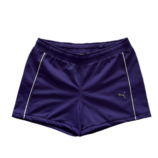 Puma Purple Track Booty Shorts (Adjustable)