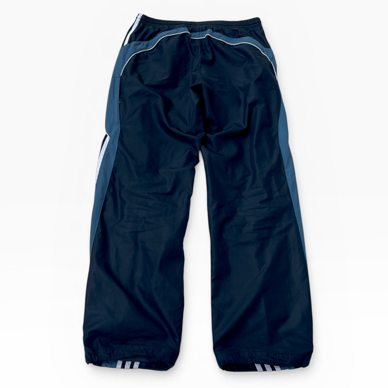 Adidas 90s blue three stripe adjustable track pants