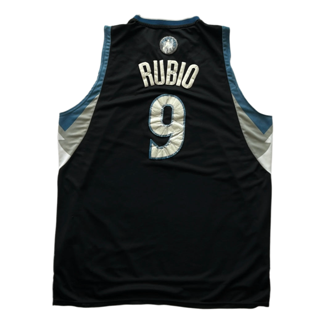 Ricky Rubio 2012 Minnesota Timberwolves Worn Photo Matched Jersey RGU