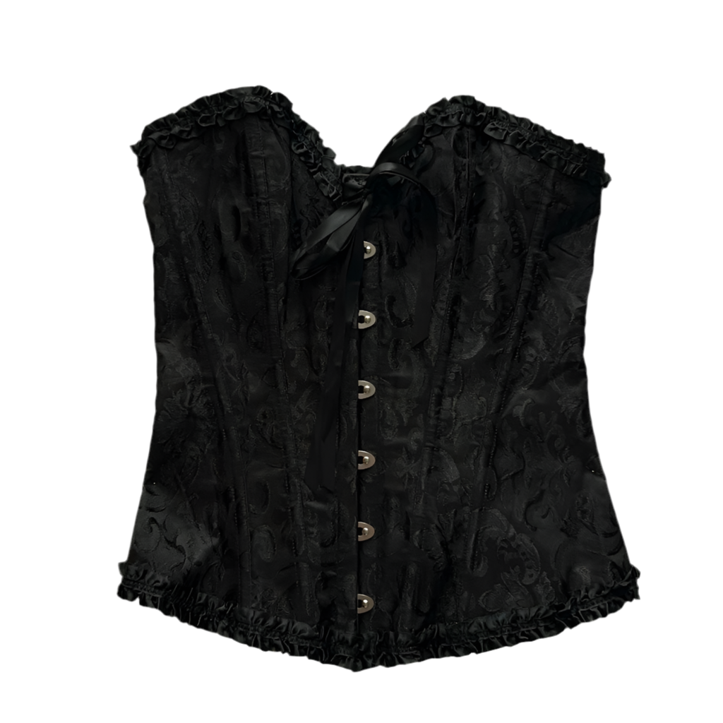 Black Back-Tie Corset