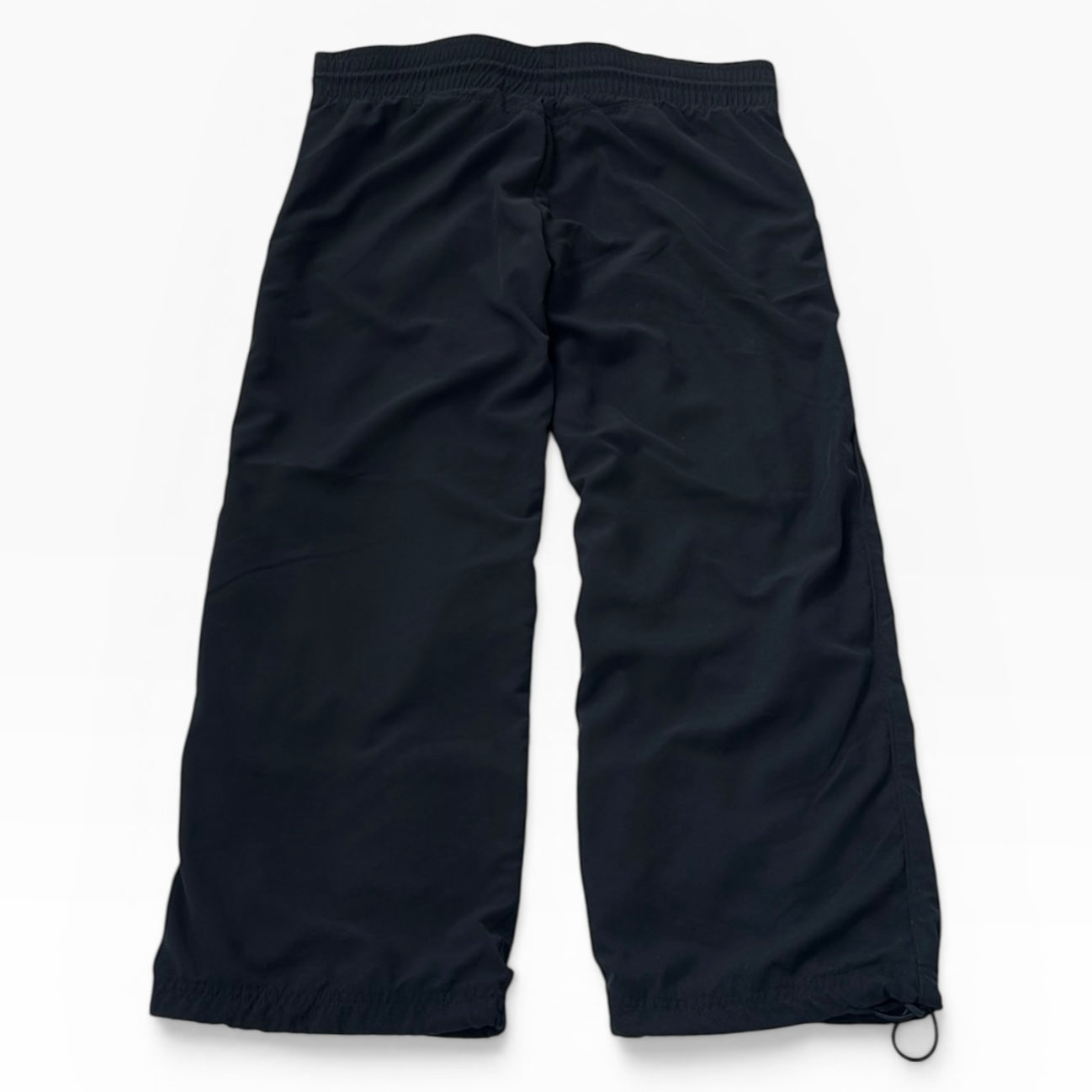 Nike wide leg black adjustable track pants