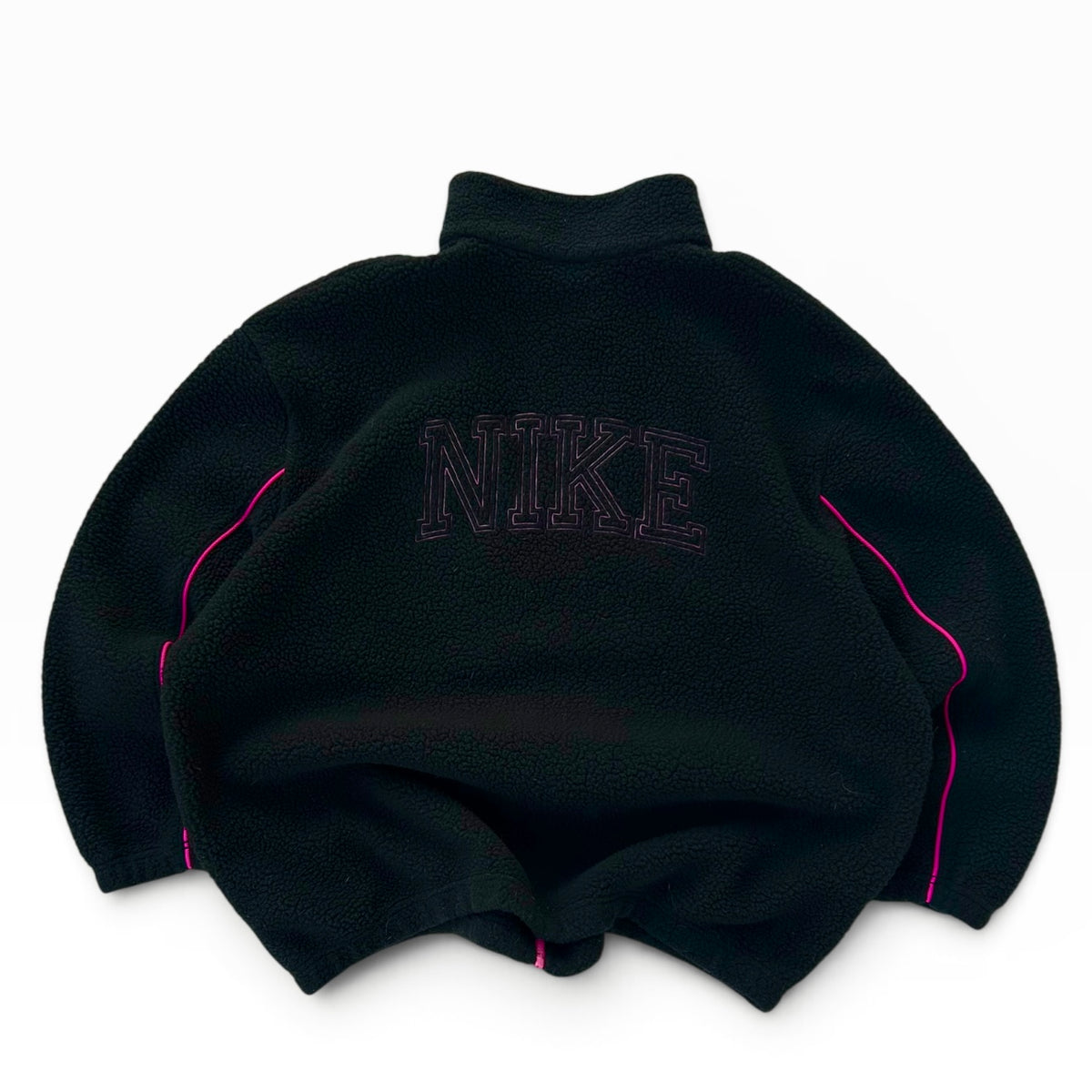 Nike fuzzy black x hot pink lining