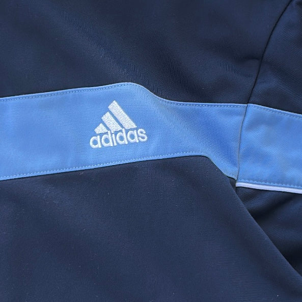 Adidas Vintage navy x baby blue track jacket