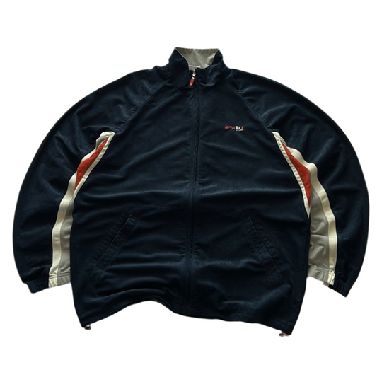 Vintage suede-textured nylon Jacket