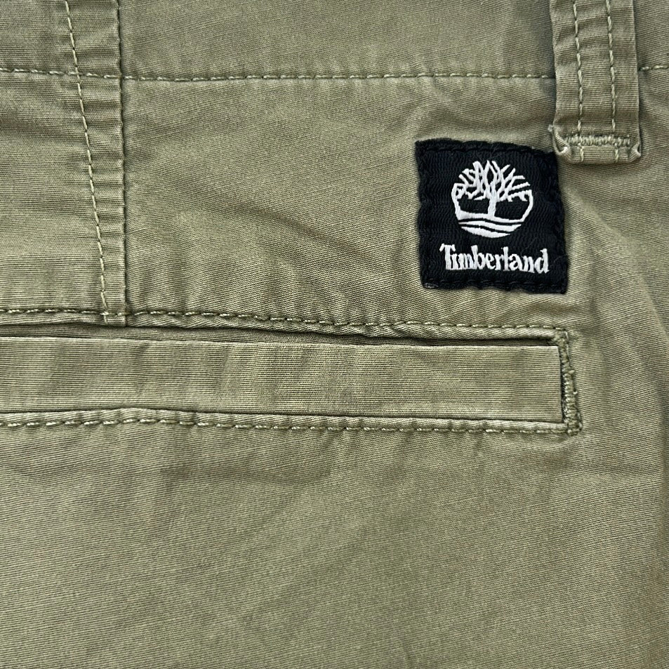 Timberland khaki cargo bermuda shorts