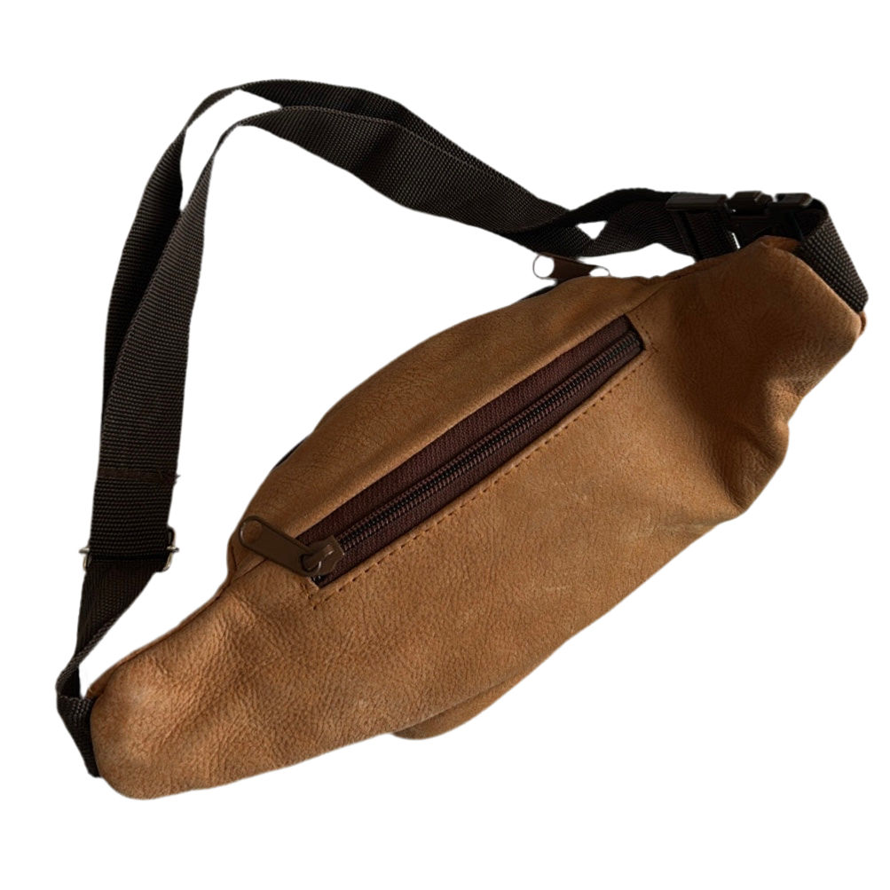 Leather Banana Bag