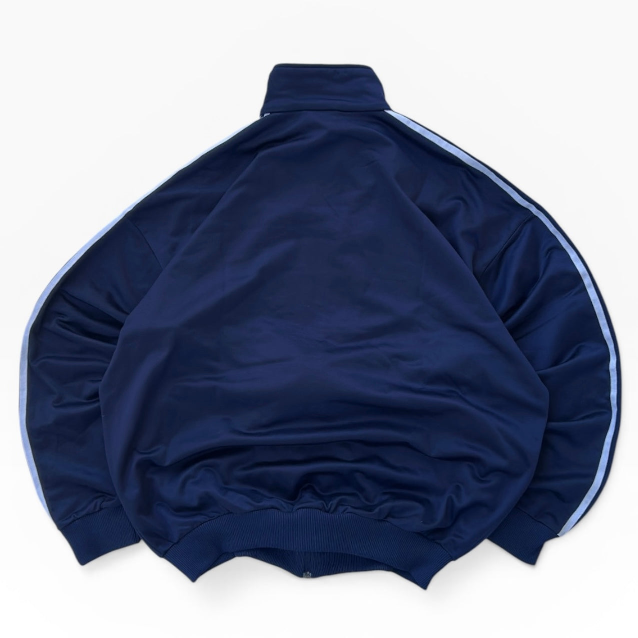 Adidas Three stripe Navy track jacket
