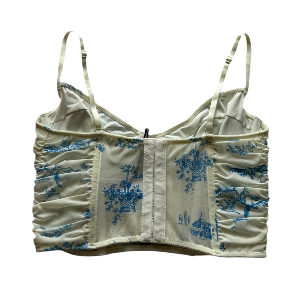DeadStock Corset Style Top (Adjustable Strap)