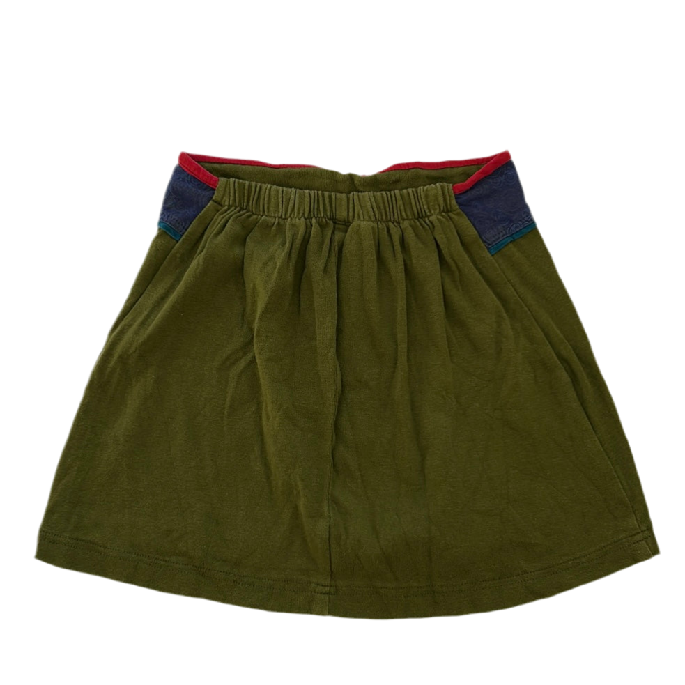 Ethnic Embroided Mini Skirt