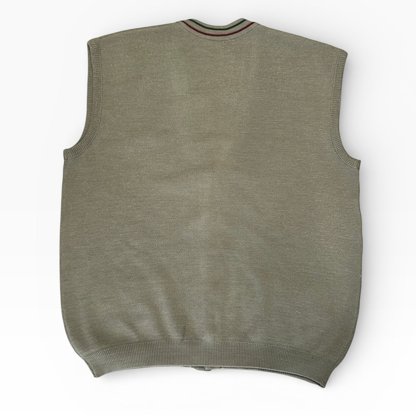 Knits Max Grey vest button up cardigan