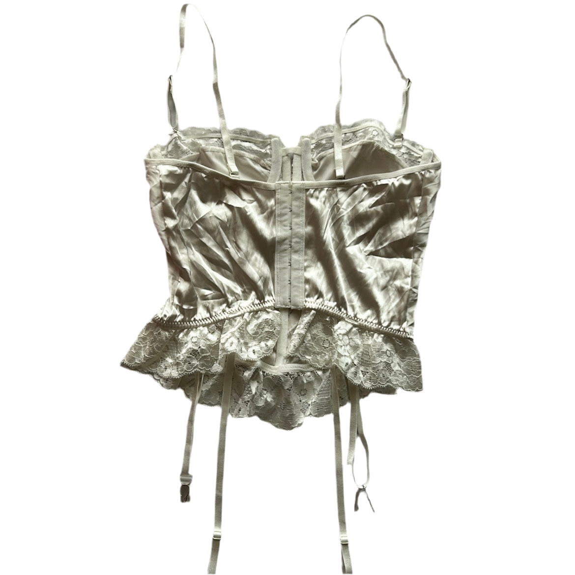 Lace Trim Corset Top (Adjustable Strap)