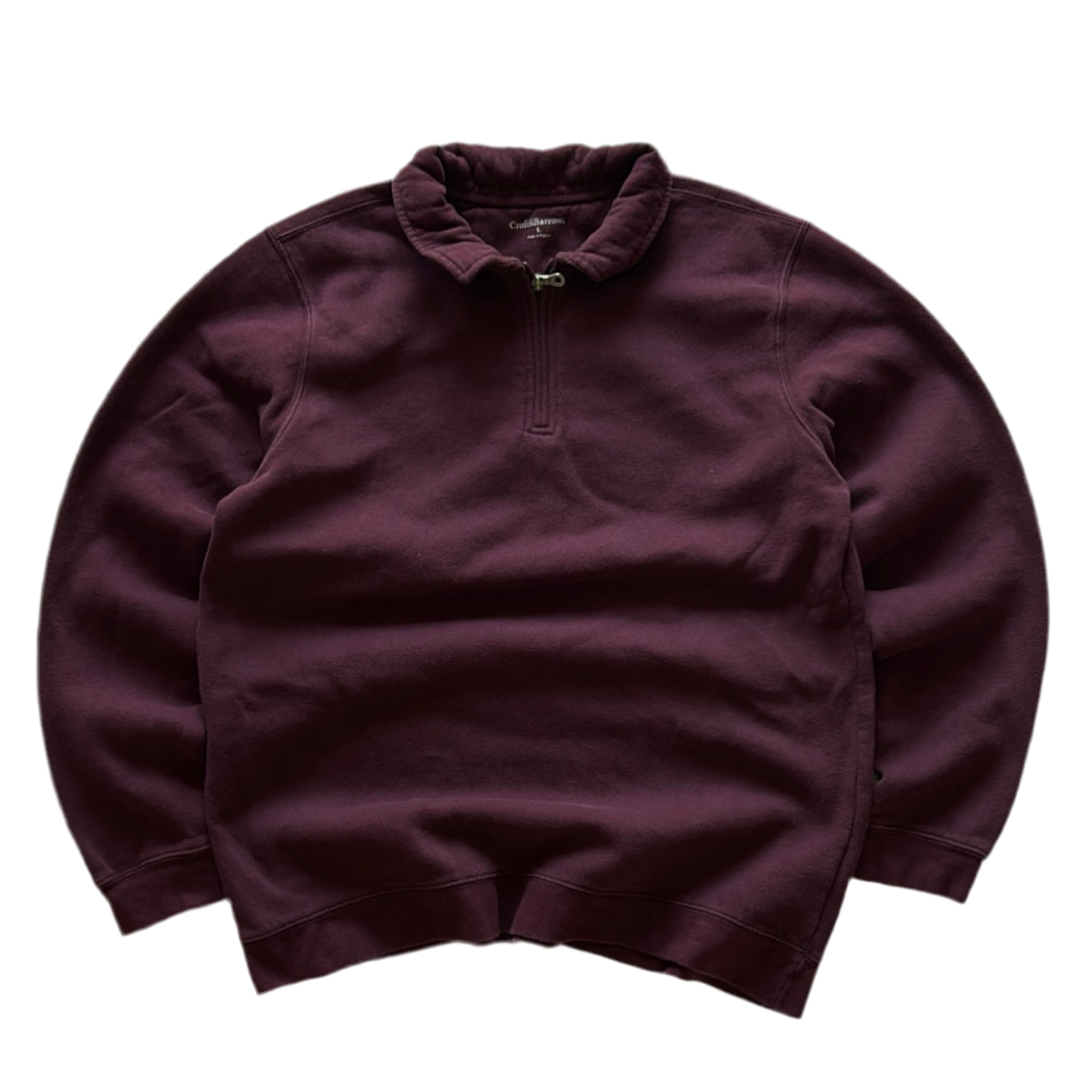 Purple-Brown Plain Sweatshirt