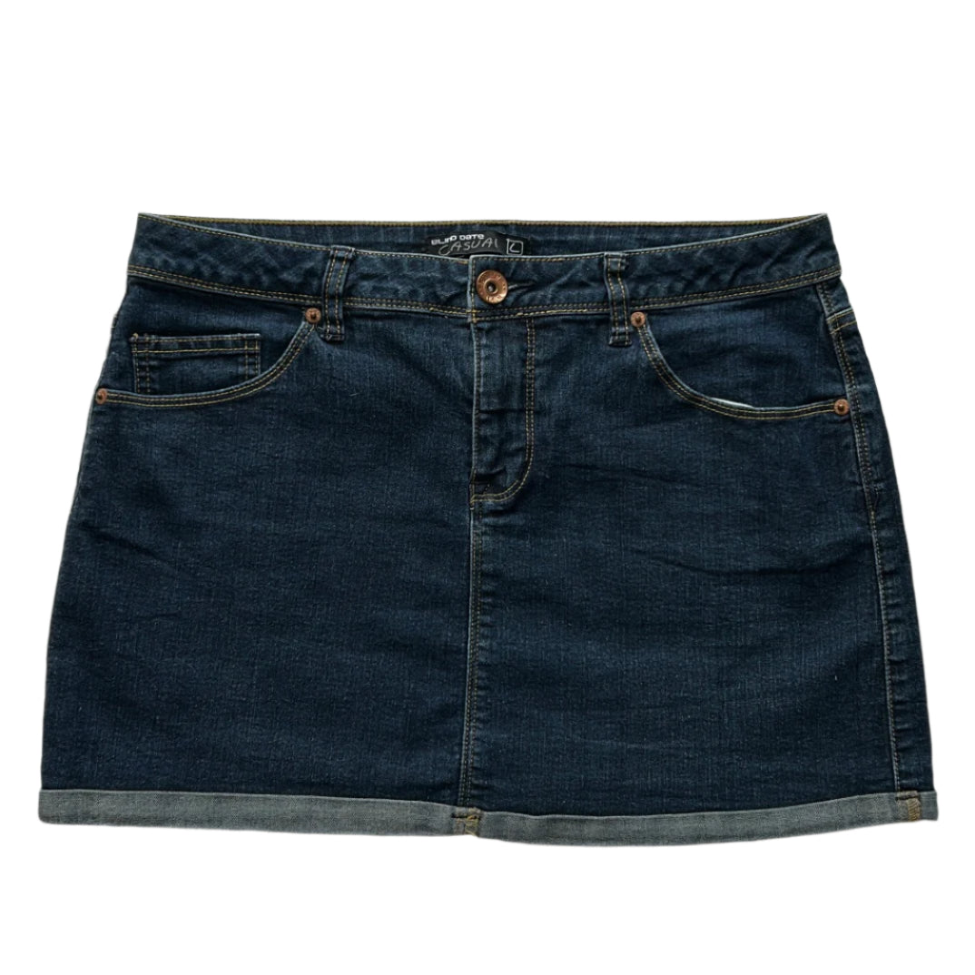 2000s Denim mini skirt