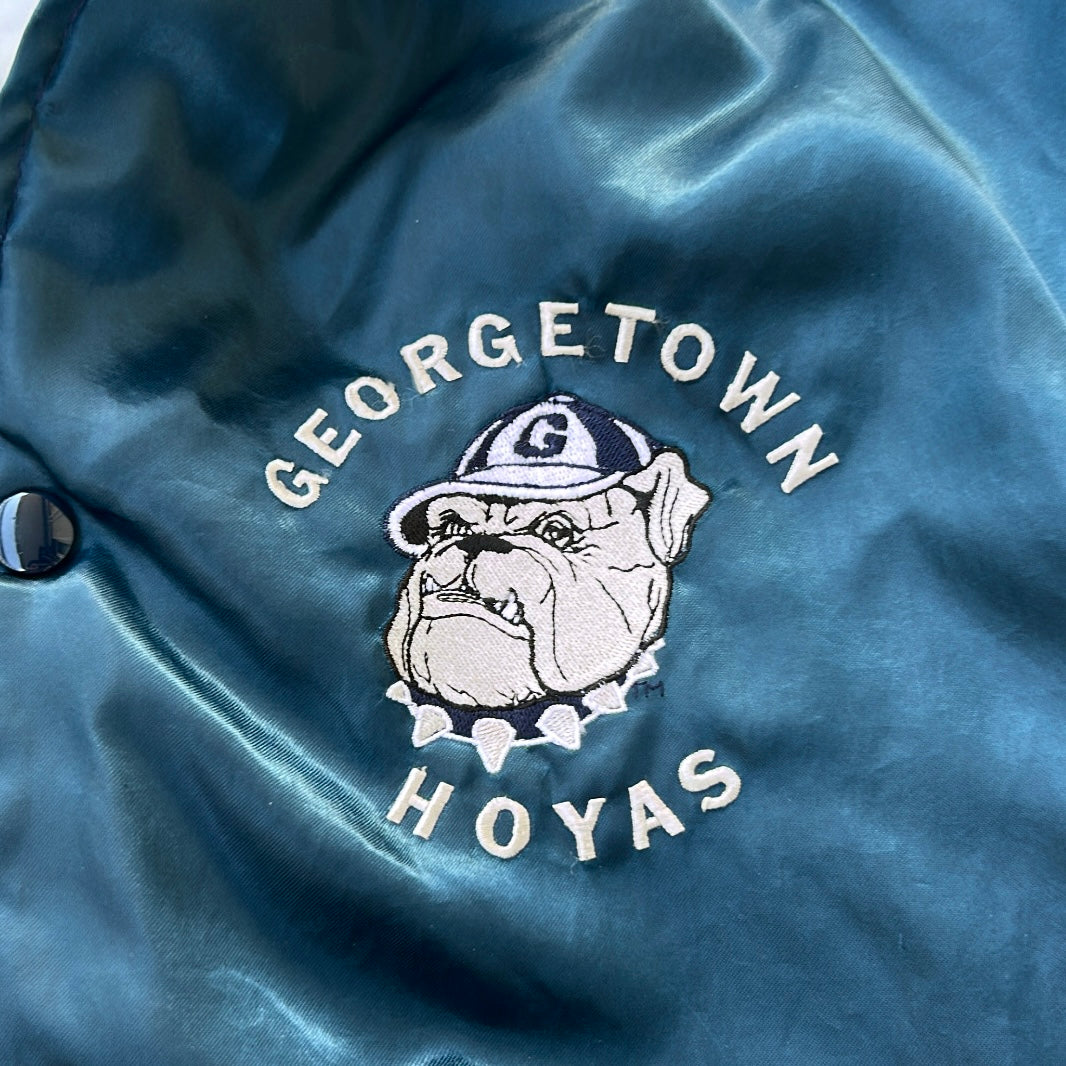 Georgetown Hoyas Varsity Style Full zip Jacket with hoodie