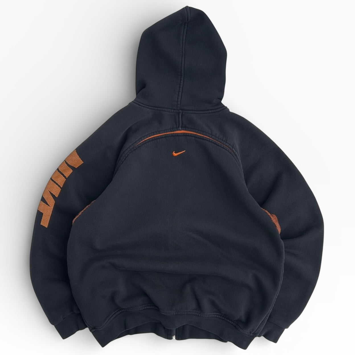 Nike Black x Orange full zip hooded jacket
