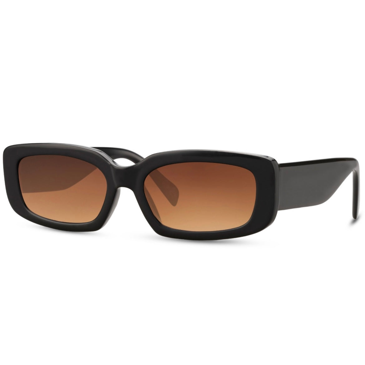 The Berlin – Bold Black Rectangle Shades