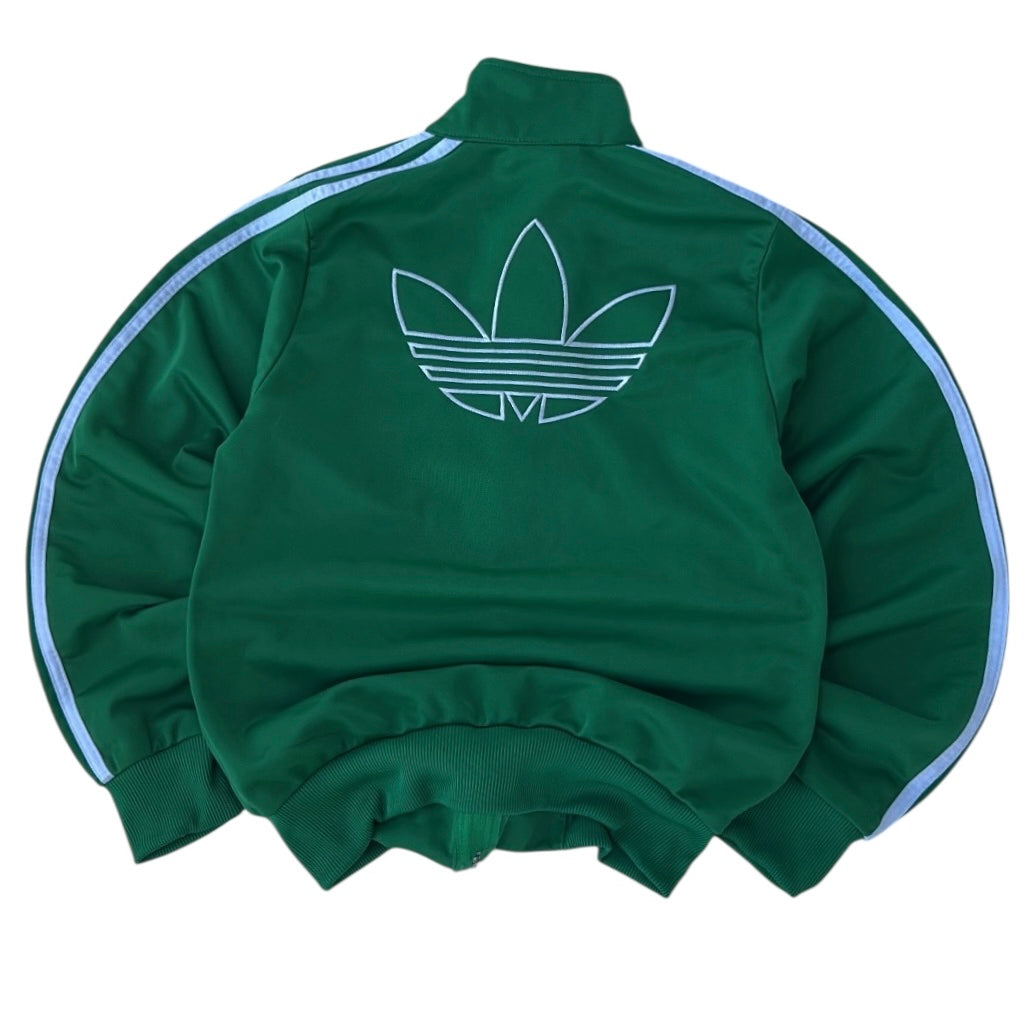 Vintage Adidas Originals Track Jacket – Green (Waist length)
