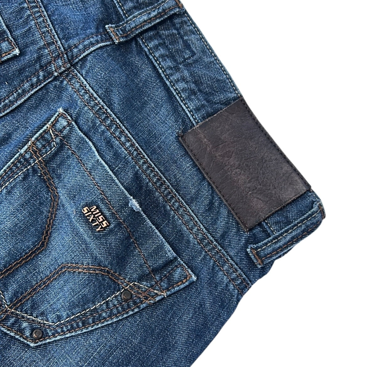Miss Sixty Dark Wash Low-Rise Jeans