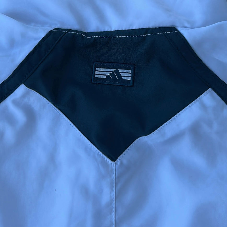 Adidas Forest Green x White Adjusted Shell Zip-Up Jacket