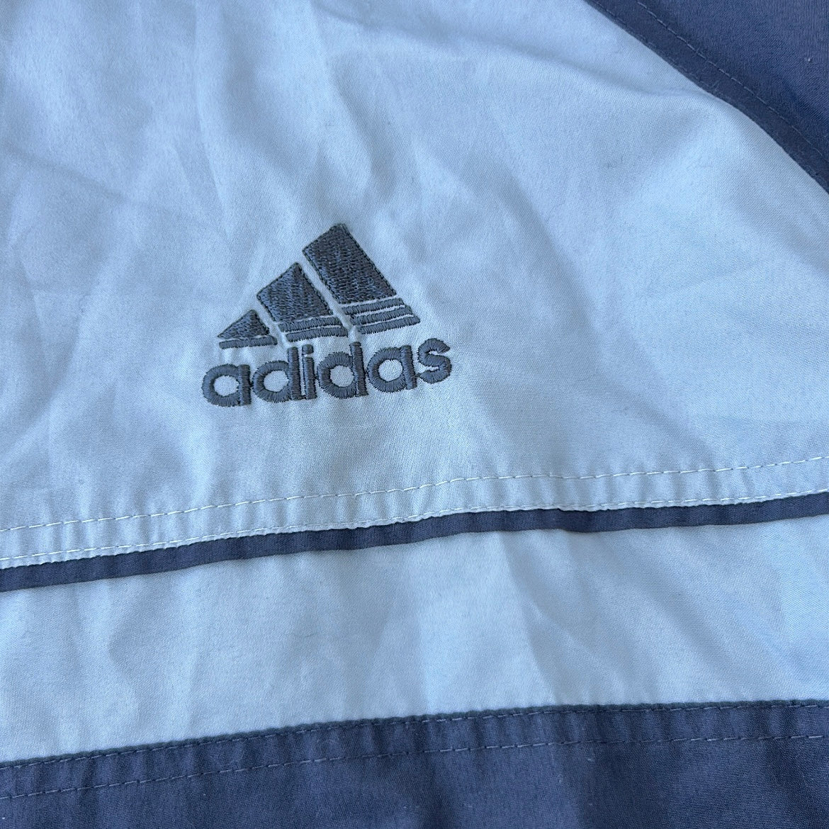 Vintage Adidas Track Jacket Gray – 90s Windbreaker