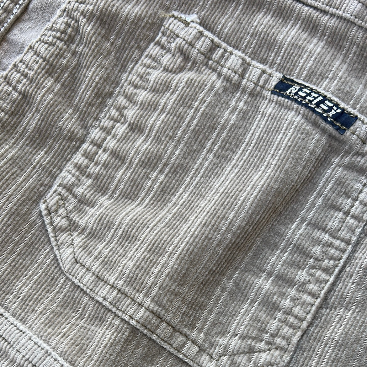 Reflex Vintage Corduroy Beige Dungarees