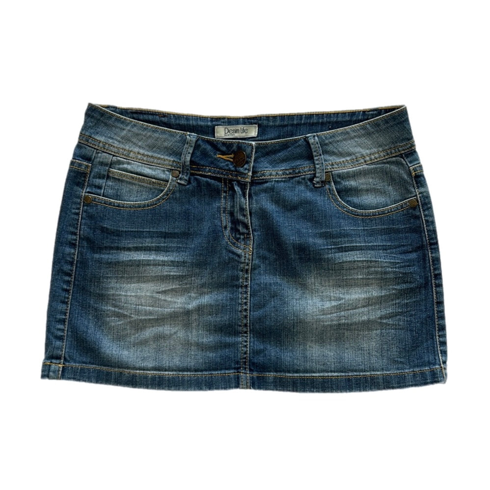 Denim Mini Skirt