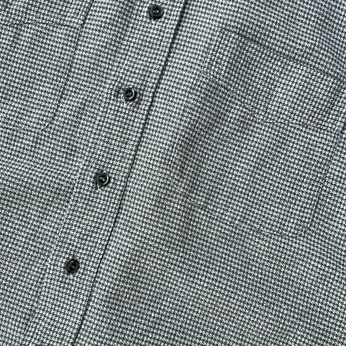 Vintage Grey Button-Up Flannel OverShirt